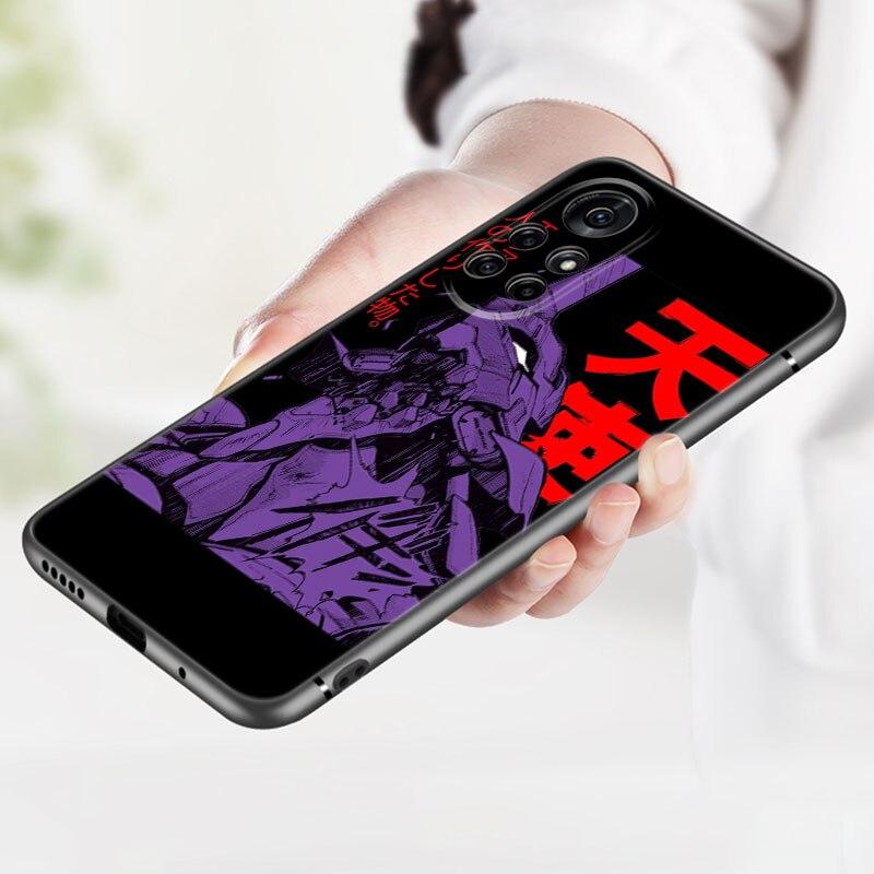 Чехол для телефона Anime Girl Mech для Huawei Honor 60 50 SE 30S Mate 30 20 10 Lite 40 Nova 9 8 Pro Y60 8i 7i 7SE 5T Premium Black Cover