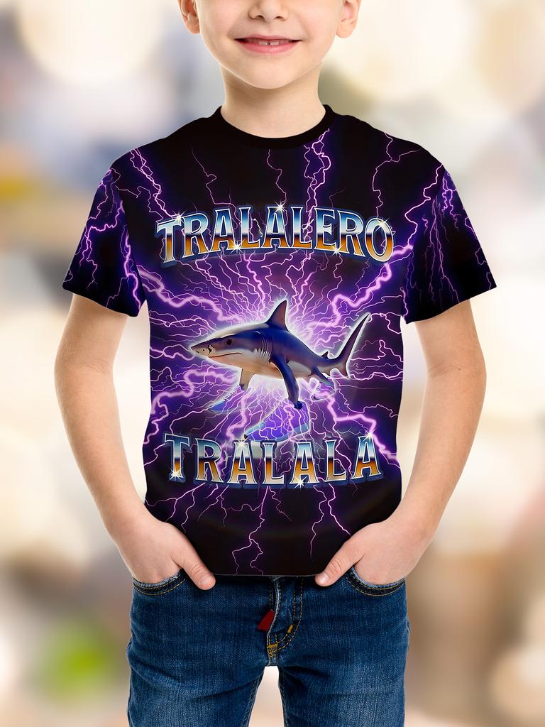 Модная Игра Пиксельная День Рождения 3D Печать Детская Футболка Юмор Смешной Мальчики Новинка Подарок Короткий Рукав Te