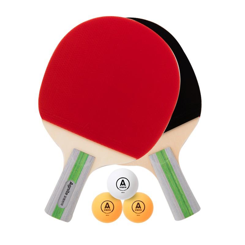 Delixi F2340 Table Tennis Paddle Set Kids Beginners Shakehand Penhold Grip Family Recreation