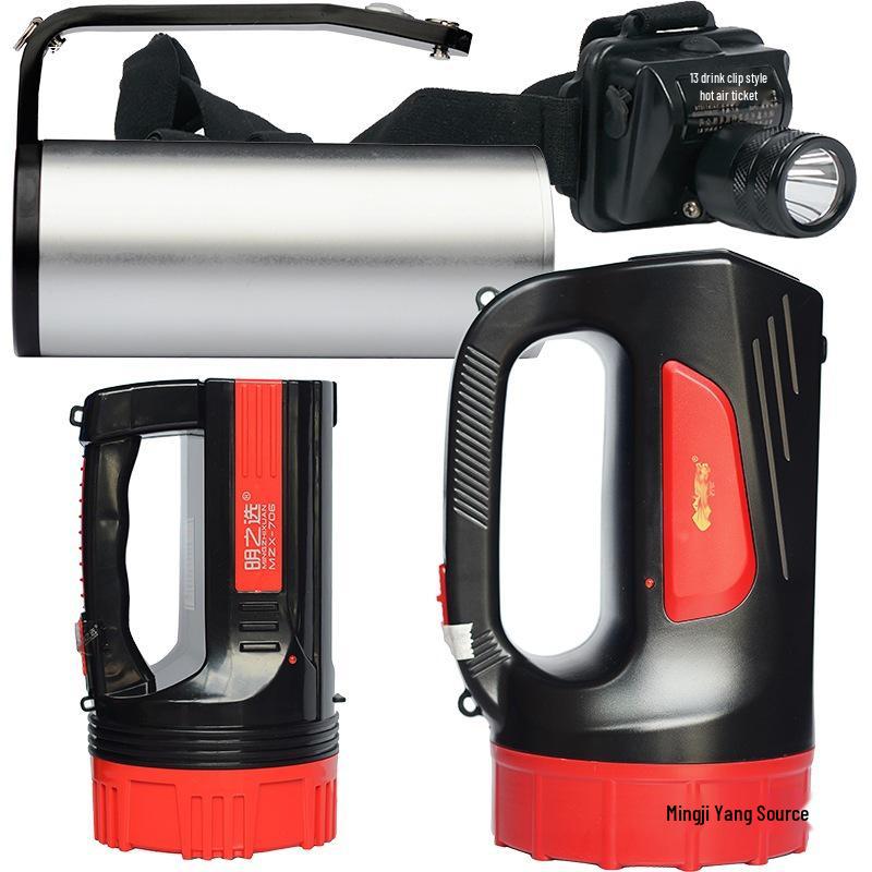 Explosion-Proof Super Bright LED Spotlight for Long-Range Use, Ideal for Household, Patrol, and Mining, with Certification