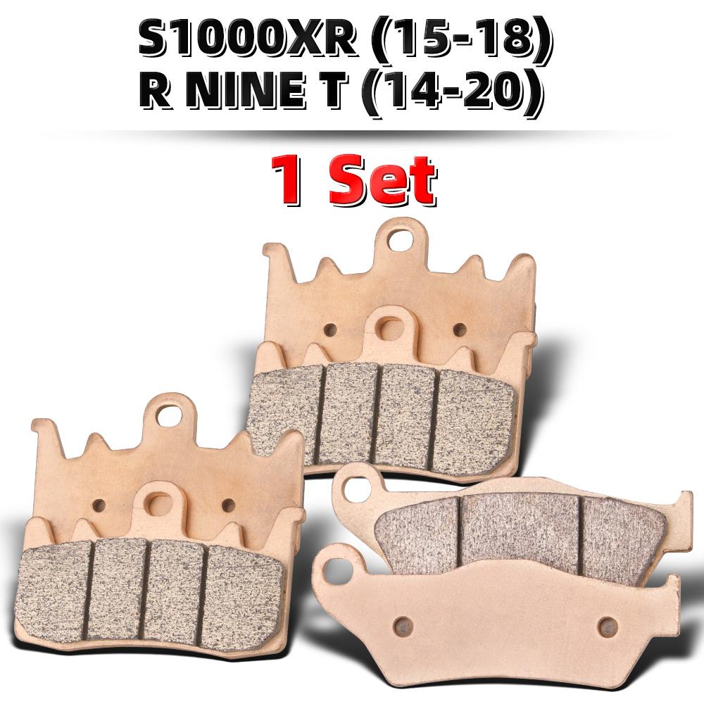 MRRANGT Motorcycle Metal Sintered Motorcycle Brake Pads Front Rear Set Fit for BMW S1000R RR XR F800R S ST GT F900XR R NineT