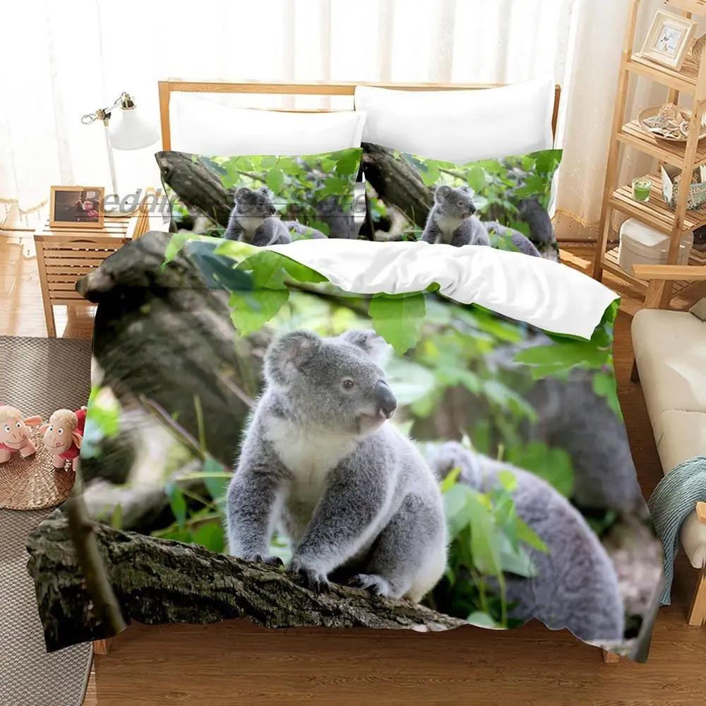 Комплект постельного белья Animal World Single Twin Full Queen King Size Комплект постельного белья Aldult Kid Bedroom Duvetcover Sets Комплект простыней с 3D-принтом