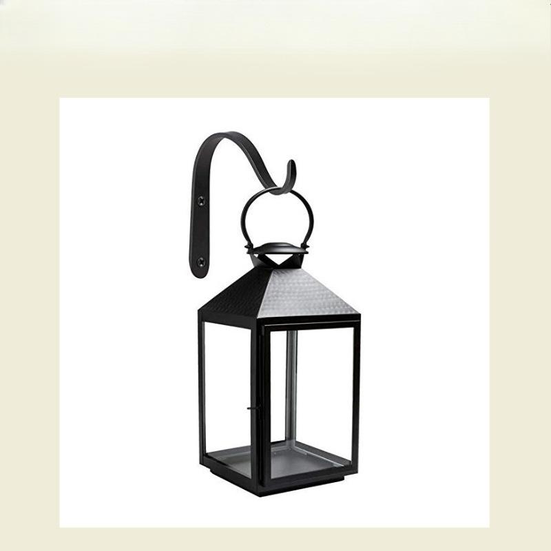 4 шт. Металлический изогнутый прочный настенный крючок, Многофункциональный подвесной кронштейн для корзины для растений и цветов, Крючок для украшения дома