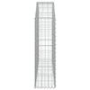 VidaXL Panier de Gabions Arqué Cage à Gabion Mur de Gabion Panier à Pierre Gabion pour Pierre Jardin Patio Extérieur 153445