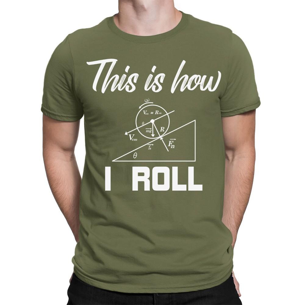 This Is How I Roll Maths Equations Formulas Funny Mens Womens TShirts TopTA89