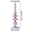 Vintage Candlestick Flower Glass Vase Crafts Glass Floriddle Taper Candle Holder Nordic Home Decorate Romantic Minimalist Holder