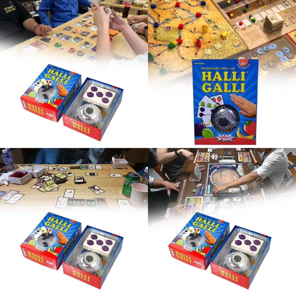 Яркая коллекция карточной игры Halli Galli, идеально подходящая для игровых вечеров с друзьями и семьей