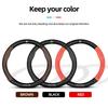 DBGO4 For Citroen C2 C3 C5 Aircross VTS Xsara C-Crosser Berlingo Jumpy Carbon fiber Leather Car Steering Wheel Cover Auto Accessories