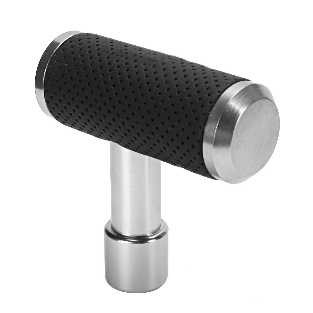 Автомобильная ручка переключения передач T-образная универсальная ручка переключения передач с ручной или автоматической коробкой передач (Серебряный)