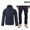 Водонепроницаемый горнолыжный костюм Alpha Green Tactical Sharkskin: Камуфляжный мягкийshell комплект с теплым флисом
