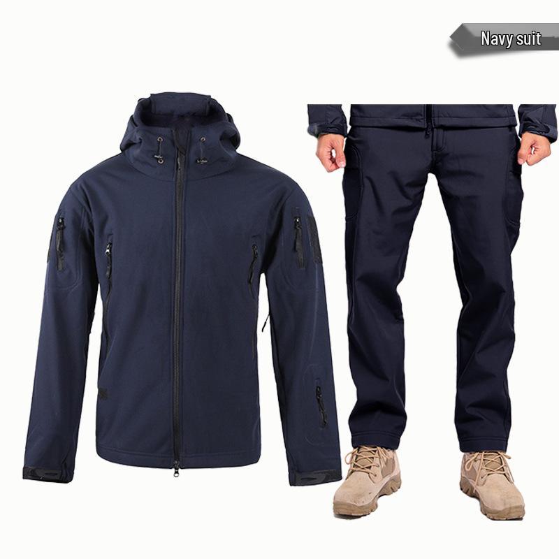 Водонепроницаемый горнолыжный костюм Alpha Green Tactical Sharkskin: Камуфляжный мягкийshell комплект с теплым флисом