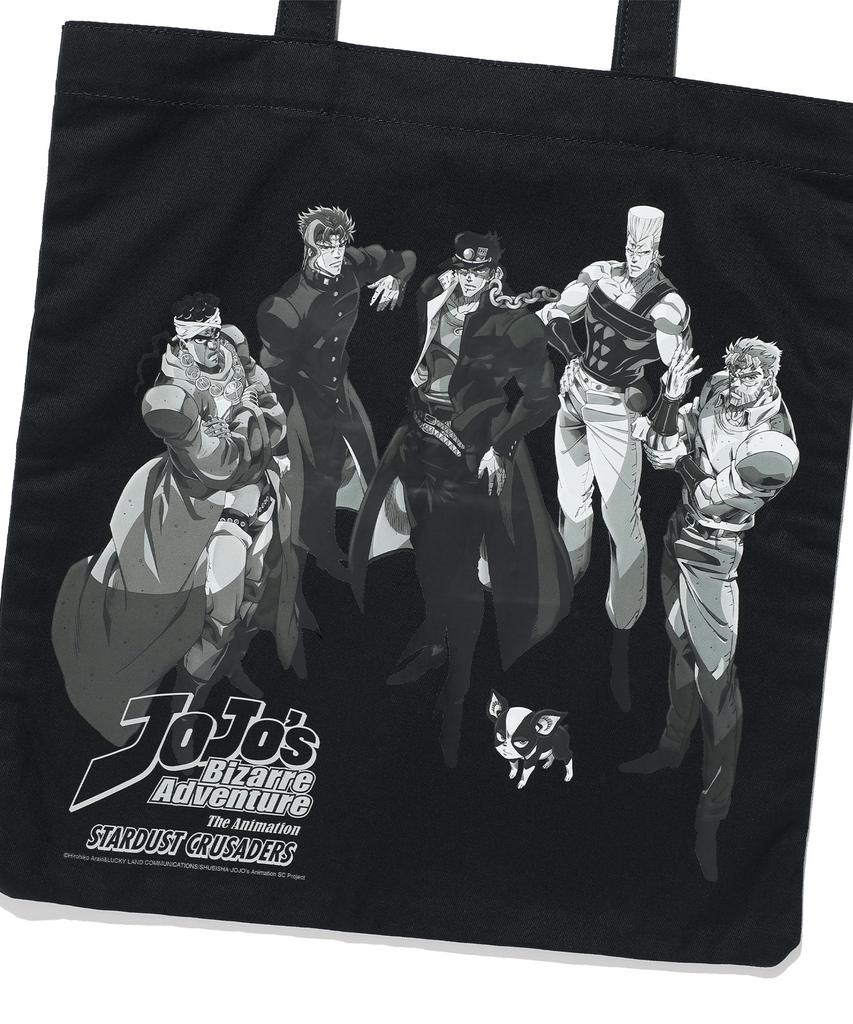 Niceghostclub Сумка-тоут Jojos Stardust Crusaders_Черная(Ng2Gmuab40E)