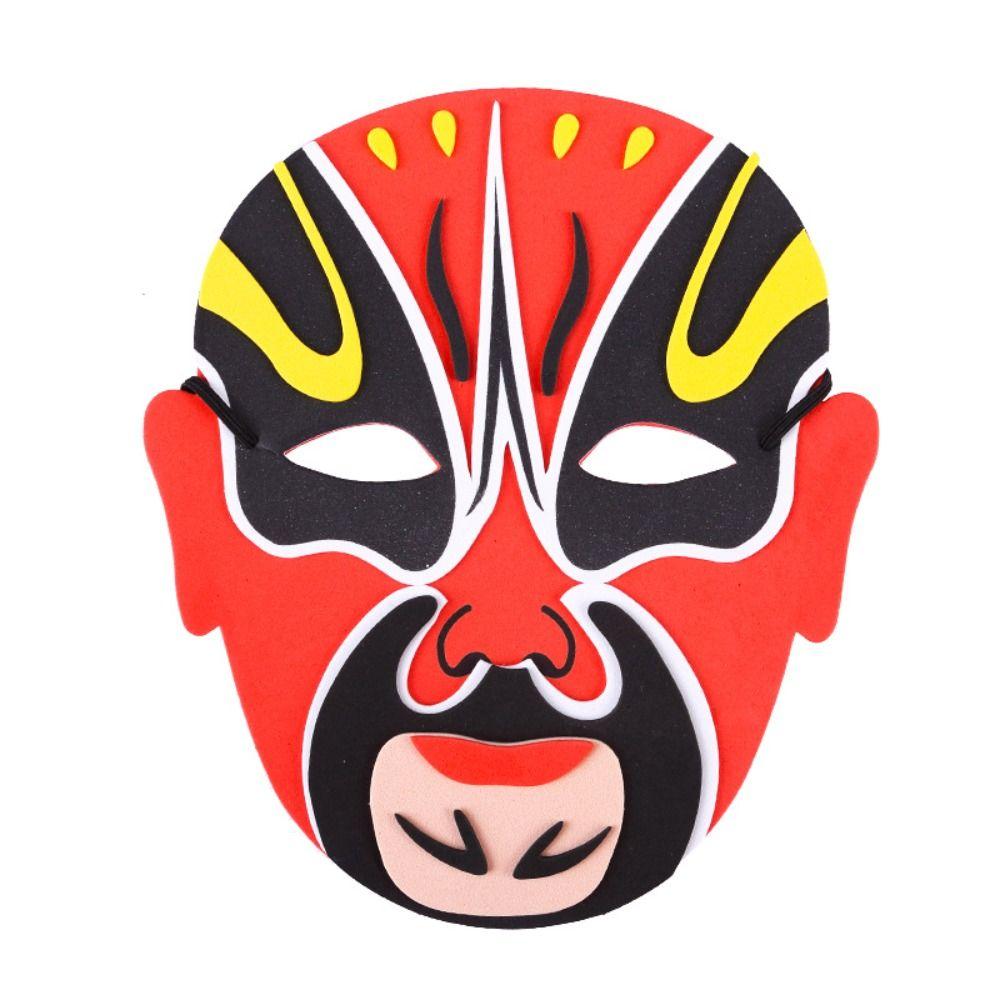 Beijing Opera Chinese Style Mask Handmade Diy Material Package Parent Child Toys