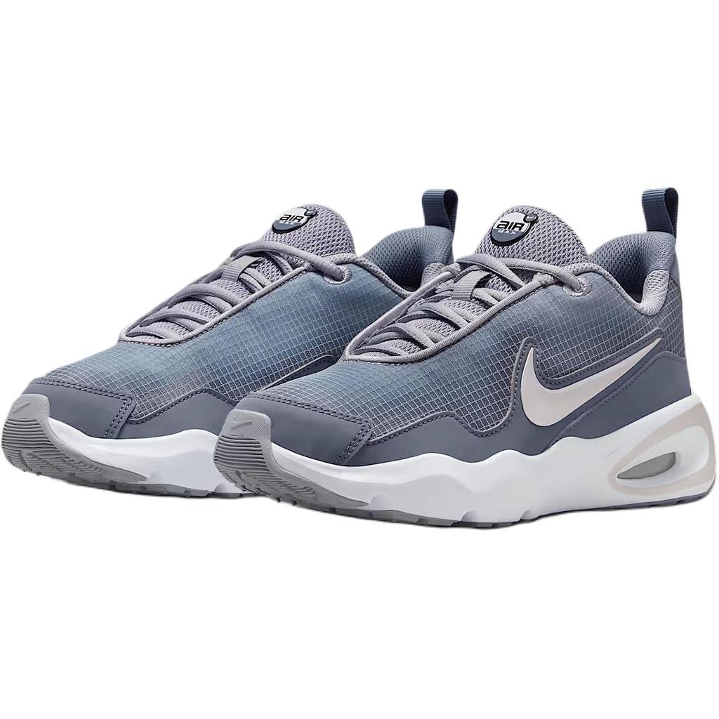 Nike Air Max Nova Дышащая поддержка Низкие детские беговые кроссовки Бетонно-серый Подростки FN4446-005