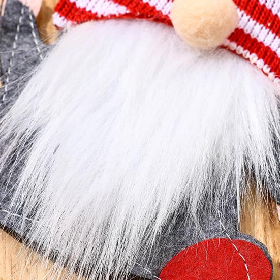 Набор из 18 бород и кос для кукол-гномов своими руками, бороды из искусственного меха с носом-шариком из дерева, украшения своими руками, товары для творчества на Рождество, кукла-гном