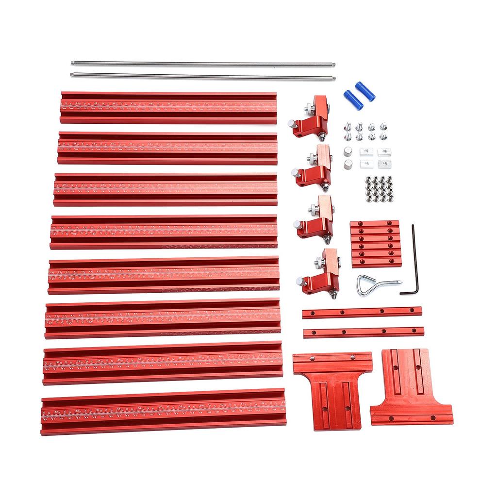 Направляющая пилы, алюминиевый сплав, деревообрабатывающий рельс, параллельный универсальный набор инструментов