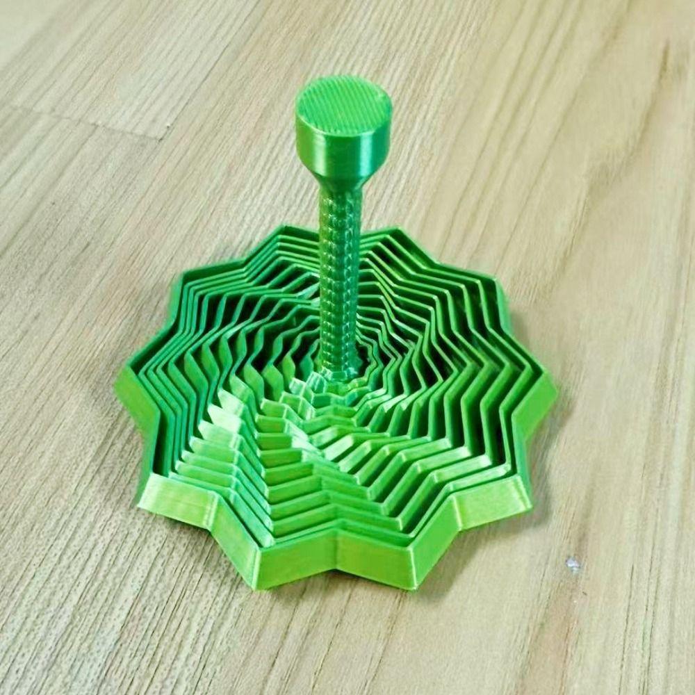 3D-печать Фрактальная Звезда-Фиджет Геометрический Дизайн Расширенная Визуальная Иллюзия Шестиугольник Креативность S/M/L Против Тревоги