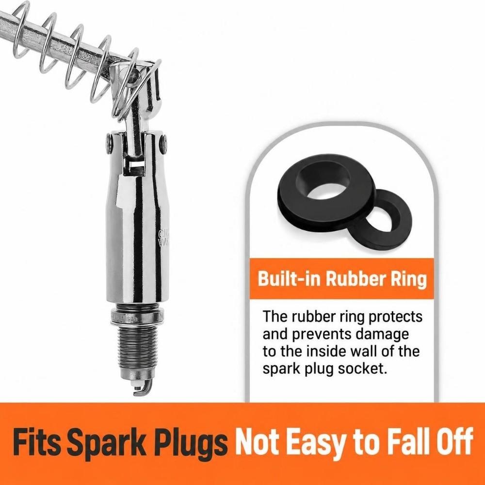 Removal Socket Spark Plug Socket Wrench T-Handle Wrench for Auto Repair Engine Maintenance