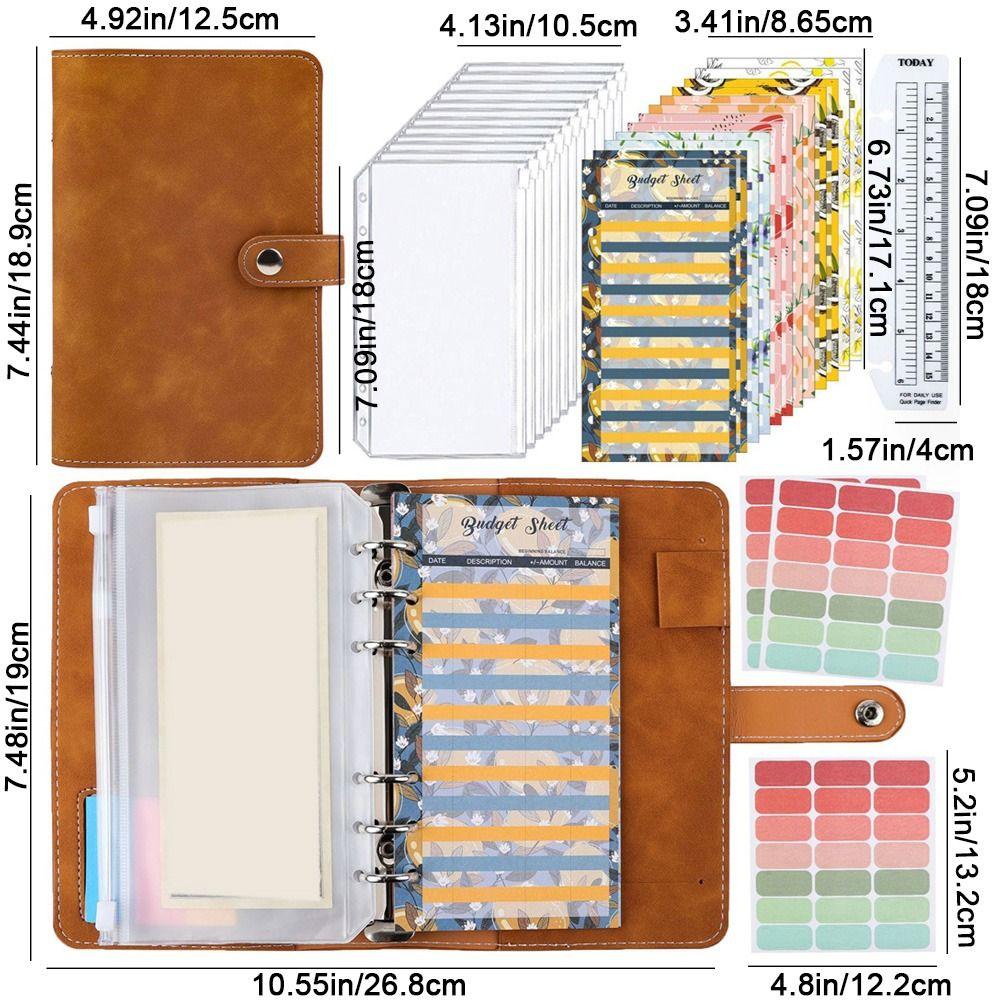 ПУ А6 Мягкий Бюджетный Планировщик Яркий Конверт для Экономии Денег Финансовый Менеджмент