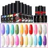 Nail Art 20 Color Nail Polish Glue Set Nail Phototherapy Glue Set Primer Seal Set Batch