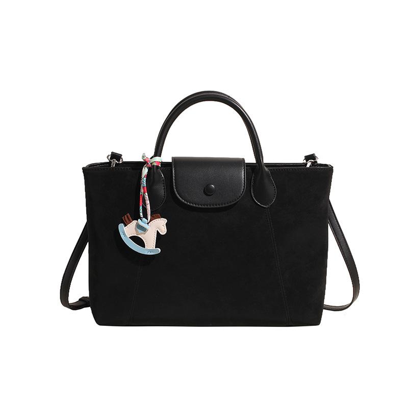 Простая и популярная повседневная портативная сумка, женская универсальная модная сумка-мессенджер контрастных цветов, персонализированная ретро сумка на плечо