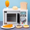 Wooden Simulation Microwave Oven Play House Cut To See Suit Toys