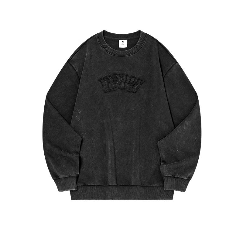 Мужская толстовка Jordan с круглым вырезом, потертая