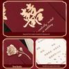 Elegant and Simple Wedding Invitation Card for Newlyweds and Banquets
