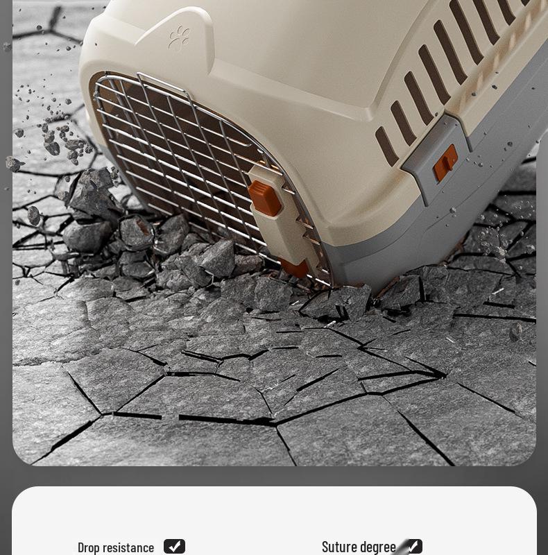 Portable Cat Travel Carrier with Skylight