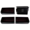 For Volkswagen VW Teramont Atlas 2017 2018 2019 Car Inner Side Door Handle Armrests Storage Organizer Box Cover Accessories