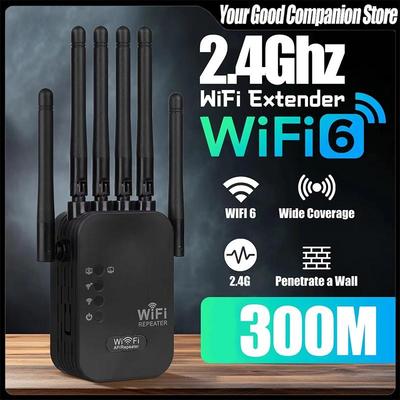 Двухсетевой интерфейс Wi-Fi 6 Повторитель Усилитель Сигнала Роутер 300 Мбит/с Усилитель Сигнала Усилитель Сотовой Связи