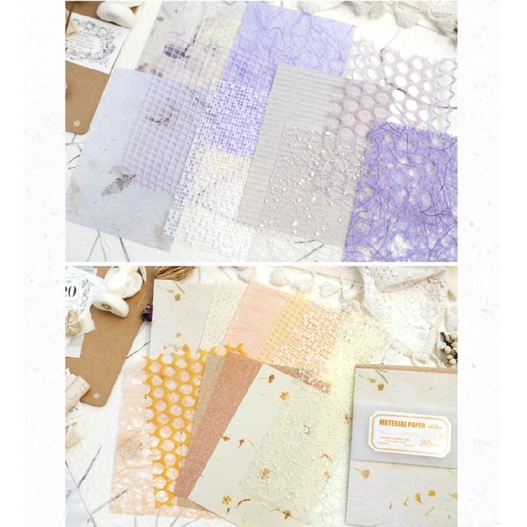 20 листов Эстетичная декоративная бумага для скрапбукинга, украшения для журнала, фотоальбома, фоторамок