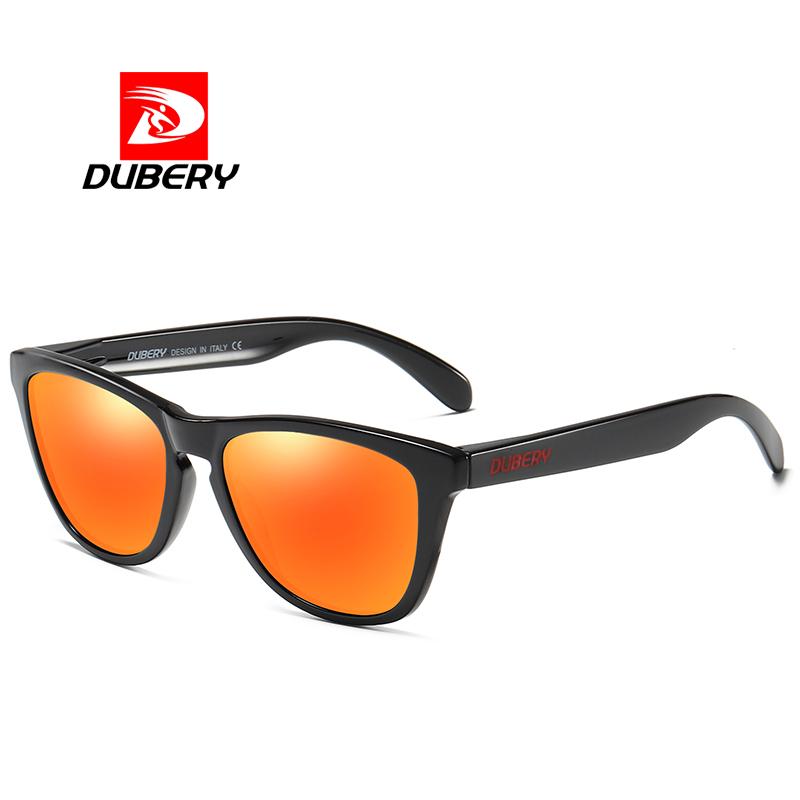 DUBERY Classic Polarized Sunglasses Men Women Ultralight Eyeglasses Frame Sun Glasses Outdoor Travel UV Goggles Male Gafas D181