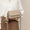 2025 Autumn Winter New Women's Crossbody Bag Genuine Leather Commuter Pillow Bag High-end Single Shoulder Cylinder Bag