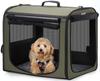 Pecute Soft Pet Crate for Cats and Foldable Dog Breathable Pet Transport Car Dog Pet with Portable with for Going Small and Medium Dark 61 Cm X 45 Cm