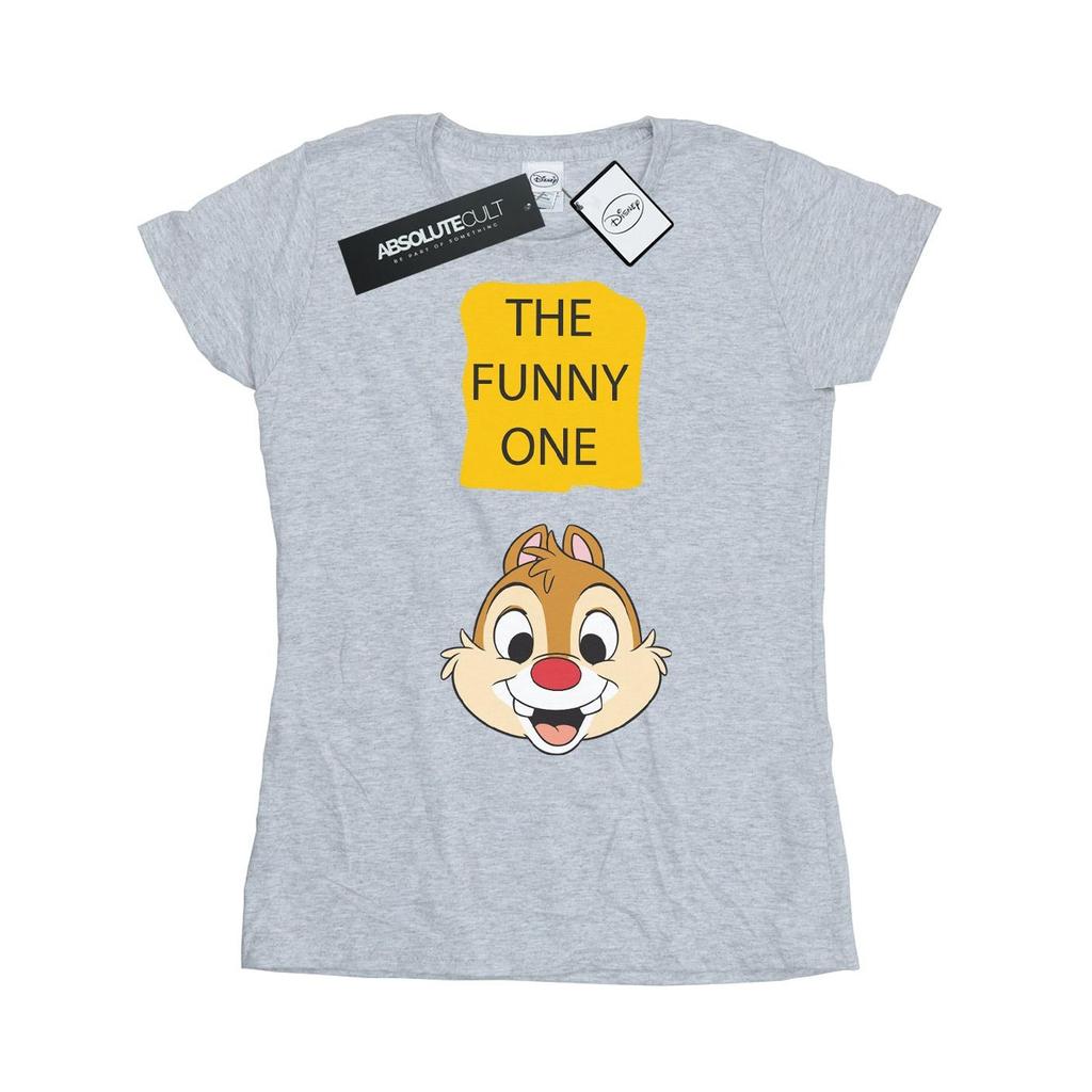 Disney Womens/Ladies Chip N Dale The Funny One Cotton T-Shirt
