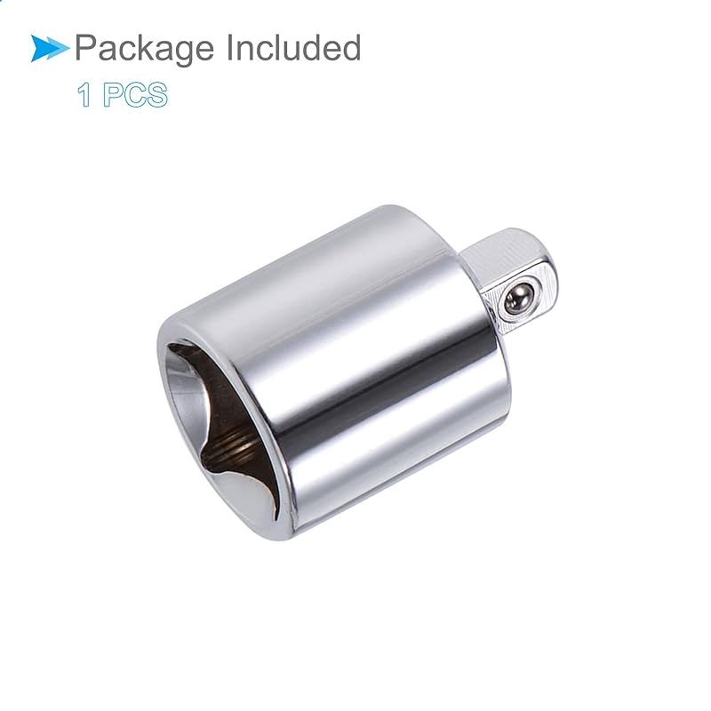 Переходник на гнездо CoCud 12,7 мм с мужского на 6,35 мм из стали CR-V, инструмент для переделки гаечного ключа, механическое оборудование для ремонта