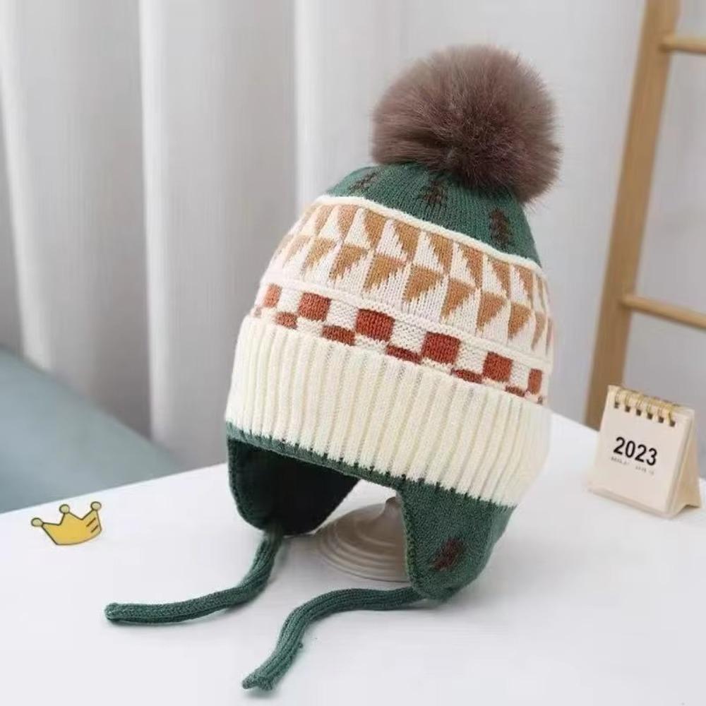 Soft Baby Beanie Caps Ear Protection Earflap Winter Hat Winter Warm Earflap Beanie Kids