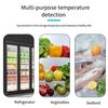Digital Refrigerator Thermometer LCD Display High Precision Waterproof Magnetic Hanging Fridge Freezer Electronic Temperature Monitor Gauge