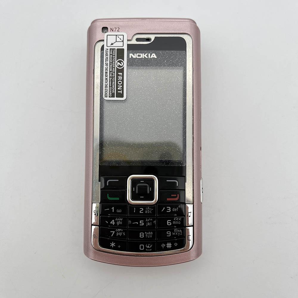 Восстановленный Оригинальный Nokia N72 2G Мобильный телефон с 1 SIM