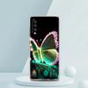 Luxury Butterfly Glitter Clear Transparent Phone Case for Samsung Galaxy A16 A14 A12 A22 A24 A42 A02 A03S A06 A20 A30 A40 Cover