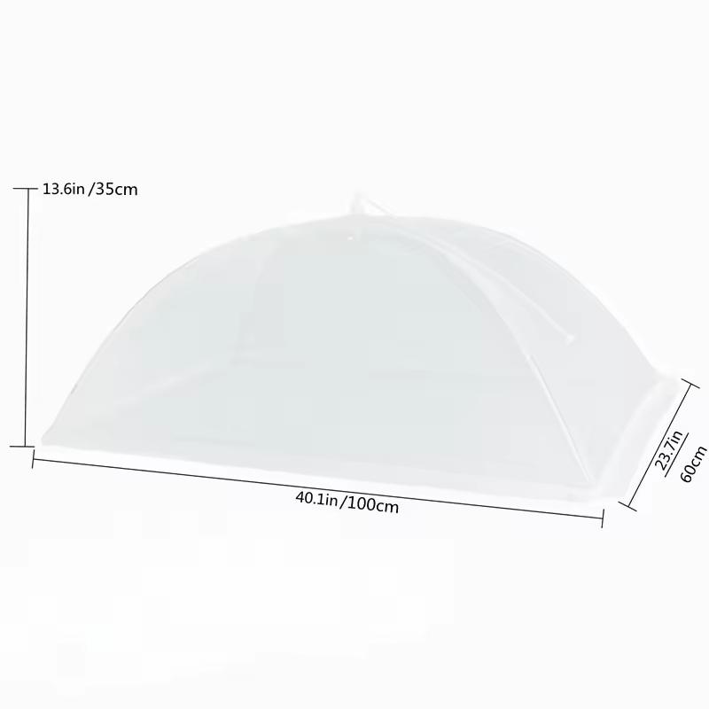 Mesh Food Cover Folding Net Reusable Protector for Flies Insects Up Table Cover for Outdoor Dining