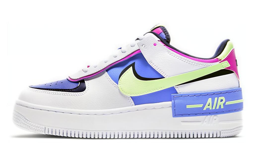 Nike Air Force 1 Low Shadow Белый Сапфировый Едва Вольтовый Женский CJ1641-100