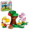 LEGO Super Mario Yoshi's Egg-Like Forest Expansion Set, Super Mario Collectible Toy for Kids, Includes 2 Brick-Building Characters, for Girls and Boys