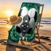 Borussia Monchengladbach Print Beach Towel Design, Soft, Lightweight. for Home Bathroom, Spa, Pool, Yoga, Surfing, Camping, Gift for Family, Friend