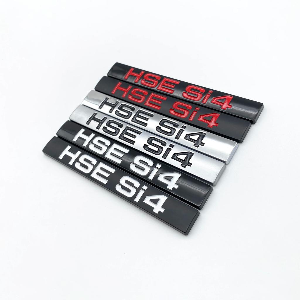 3D ABS буквы HSE Si4 Edition эмблема для Range Rover, значок багажника автомобиля, наклейка с логотипом, хром, серебристый, черный, красный