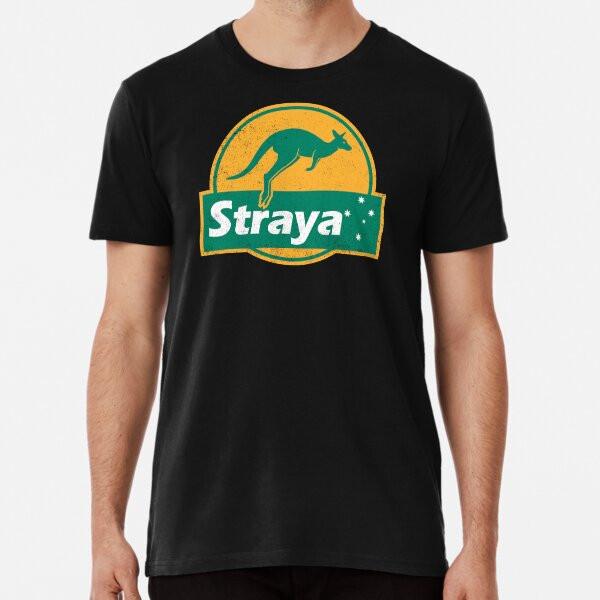 Straya Kangaroo Sticker Premium T-Shirt S to 5XL Made in the AU/USA T-Shirt