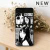 Чехол для телефона HOT Tomie S с комиксами Для Samsung S26,25,24,21,22,23,30,20,Ultra,Plus,Fe,Lite Черный Мягкий чехол