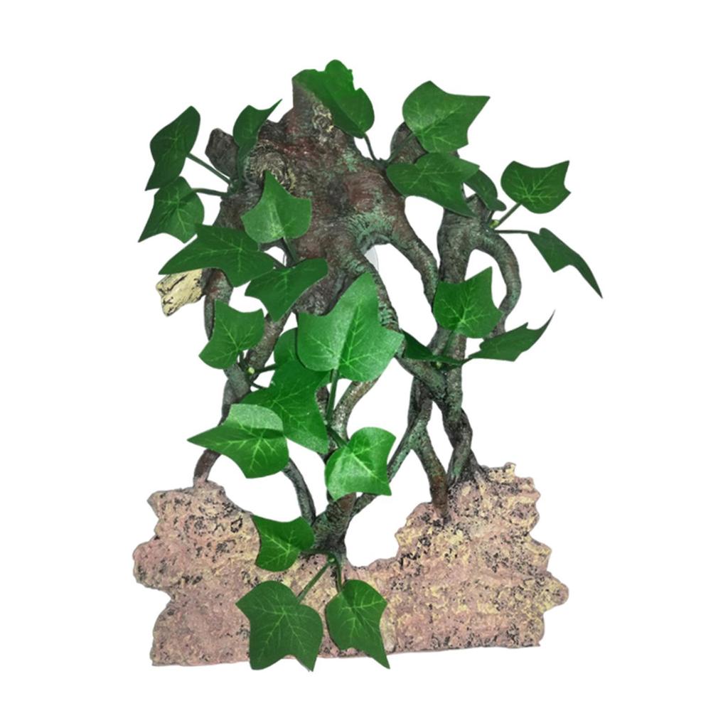 Reptile Corner Branch Decorative Reptiles Plants for Lizard Aquarium Crab