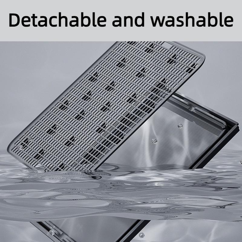 1PC Cat Litter Catcher Mat Double Layer Washable Cats Litter Mat  Connectable Falling Sand Mats Anti Slip Pets Litter Cushion